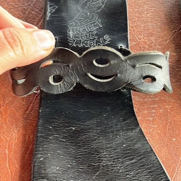 Ancient Greek Sandals Black Sandal - Picture 3 of 14